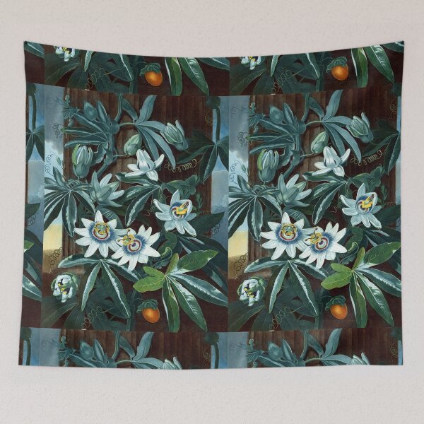Item preview, Blue Passion Flower 1799 Robert John Thornton designed and sold by RocketshipRetro.