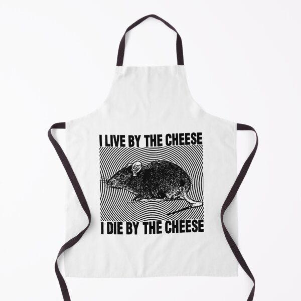 Item preview, I Live By The Cheese Rat designed and sold by VintageMedatsu.