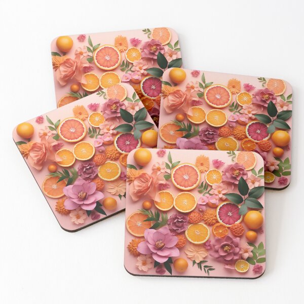 Item preview, Orange And Pink Flat Lay designed and sold by RestingLioness.