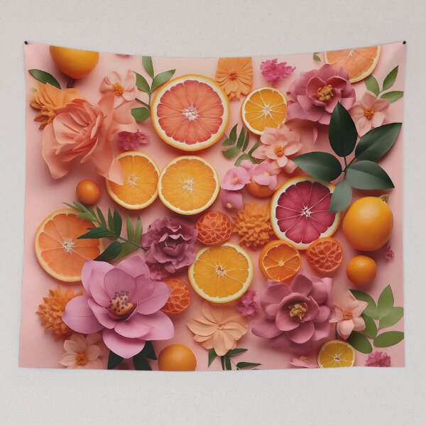 Item preview, Orange And Pink Flat Lay designed and sold by RestingLioness.
