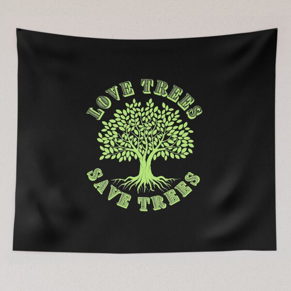 Item preview, Love trees save trees  designed and sold by Taans-Creation.