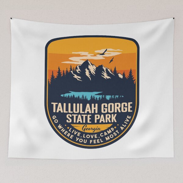 Item preview, Tallulah Gorge State Park Georgia GA Badge Forest and Wilderness  designed and sold by mountainfad.