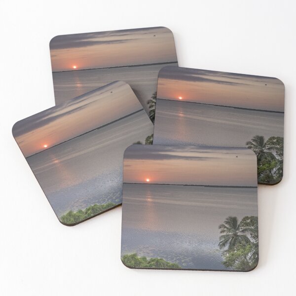Item preview, Tropical Sunset Paradise - Sea and Palm Trees designed and sold by InbalTurShalom.