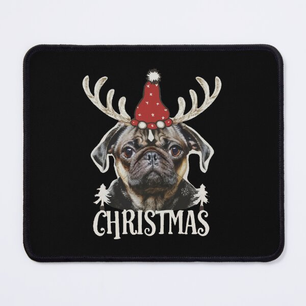 Item preview, Black Pug Christmas designed and sold by Daria-Shop.