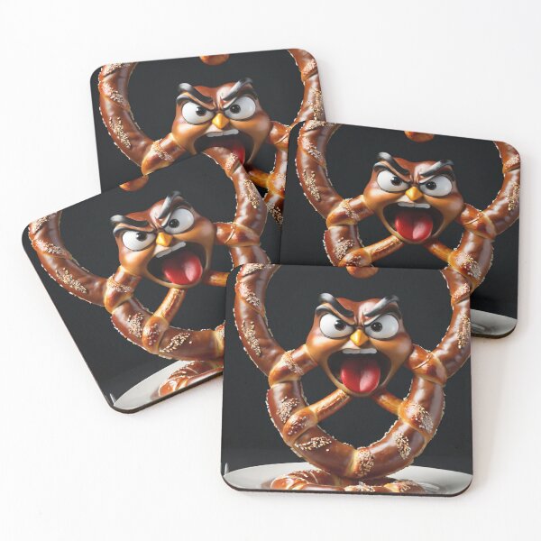 Item preview, Angry Food Series - Angry Salty Pretzel - Funny Mad Angry Food  designed and sold by Butler in the Home.