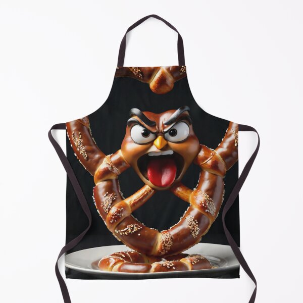 Item preview, Angry Food Series - Angry Salty Pretzel - Funny Mad Angry Food  designed and sold by Butler in the Home.