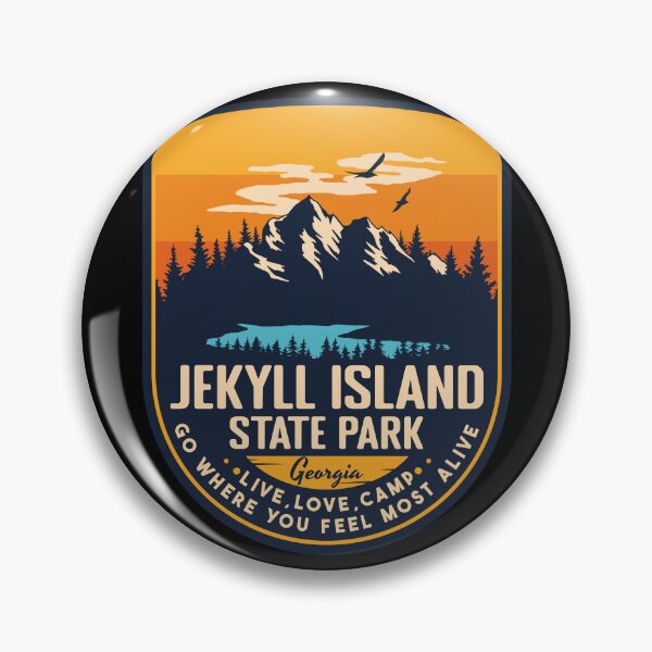 Item preview, Jekyll Island State Park Georgia GA Badge Forest and Wilderness  designed and sold by mountainfad.