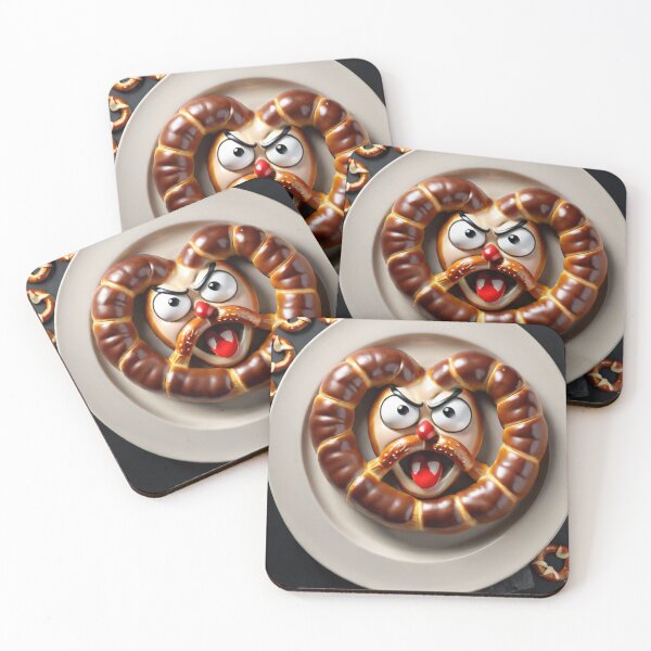 Item preview, Angry Food Series - Angry Salty Pretzel - Funny Mad Angry Food  designed and sold by Butler in the Home.