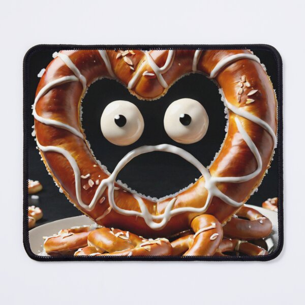 Item preview, Angry Food Series - Angry Salty Pretzel - Funny Mad Angry Food designed and sold by Butler in the Home.