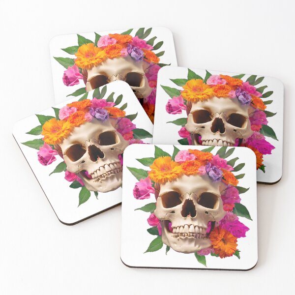 Item preview, Skull Flowers designed and sold by mareska.