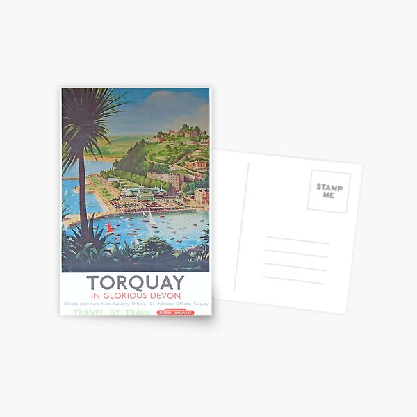 Item preview, Vintage BR travel poster for Torquay designed and sold by Random Railways.