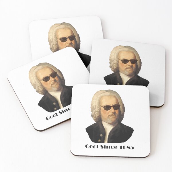 Item preview, Johann Sebastian Bach – Cool with sunglasses and a beard designed and sold by Bach4you.