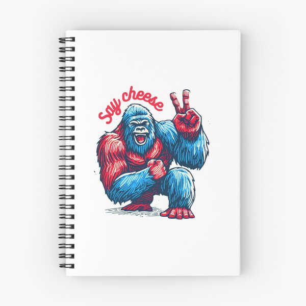Item preview, Gorilla Strikes a Pose with 'Say Cheese' designed and sold by Funky Land.