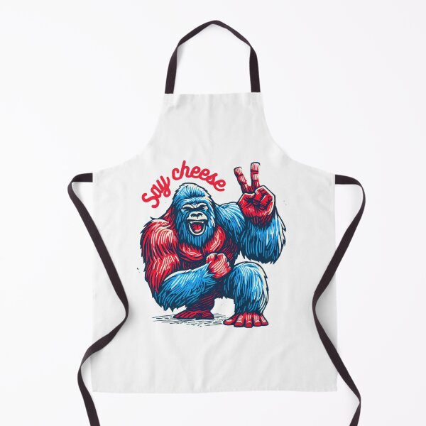 Item preview, Gorilla Strikes a Pose with 'Say Cheese' designed and sold by Funky Land.