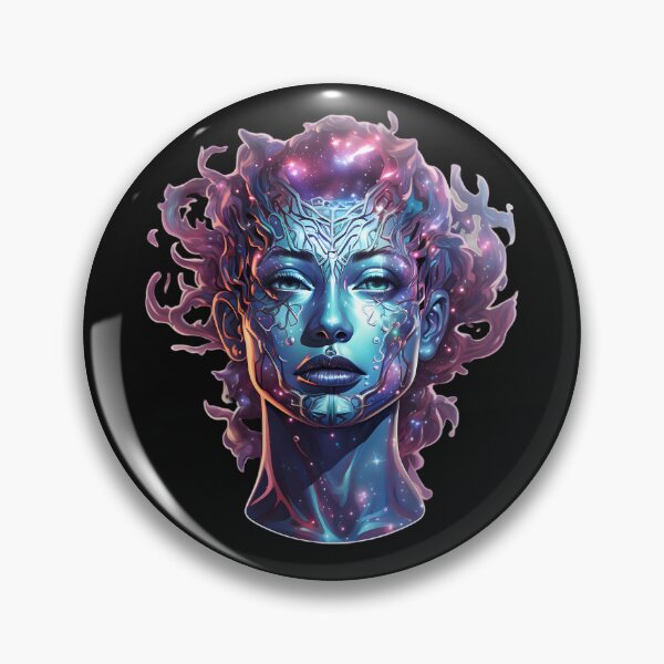Item preview, Nebular ethereal futuristic cyborg designed and sold by AI-Only Creations.
