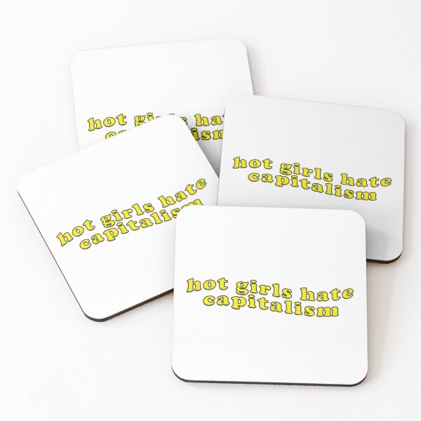 Item preview, Hot Girls Hate Capitalism -  designed and sold by PurpleLoveStore.