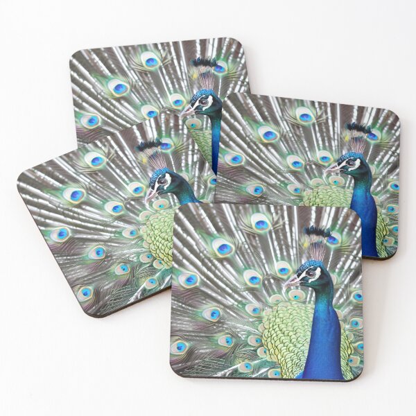 Item preview, Peacock with his Tail Feathers Spread designed and sold by CattyCornerPOD.