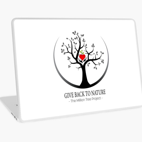Give Back to Nature Logo - For Light Backgrounds Laptop Skin