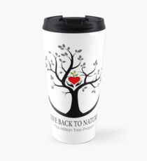 Give Back to Nature Logo - For Light Backgrounds Travel Mug
