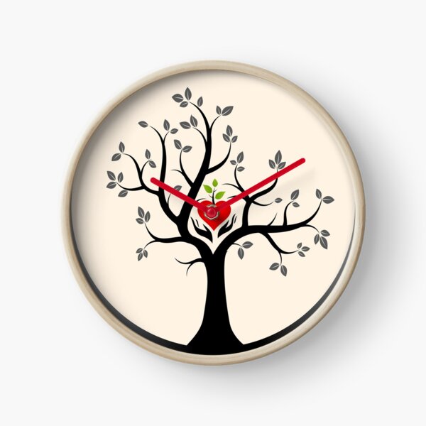 Give Back to Nature Logo - For Light Backgrounds Clock