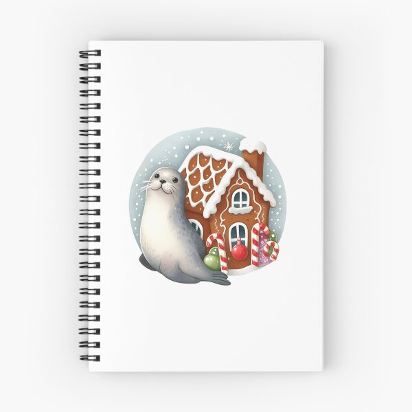 Item preview, Foca y una casa de pan de jengibre designed and sold by PixelsNonstop.