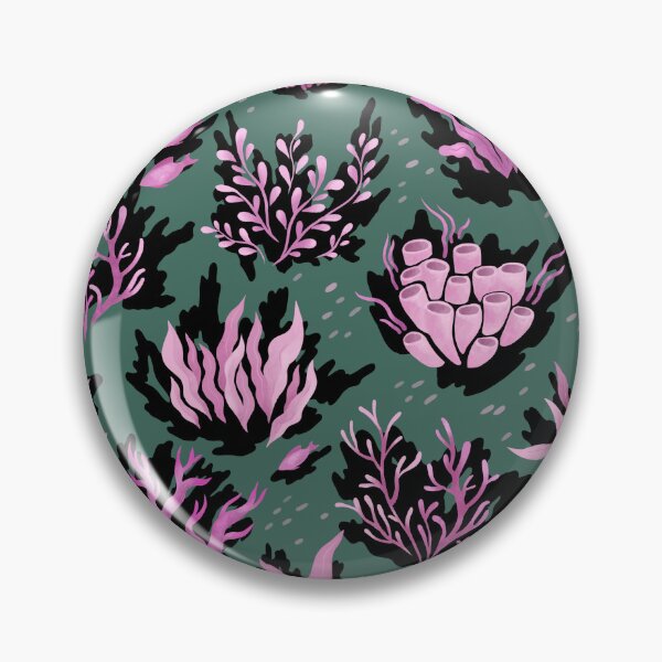 Item preview, Pink coral reef seamless pattern designed and sold by balanyonok.