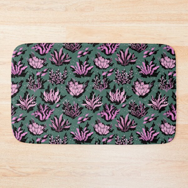 Item preview, Pink coral reef seamless pattern designed and sold by balanyonok.