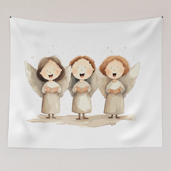 Item preview, Cute Angels Singing designed and sold by Liededrom..