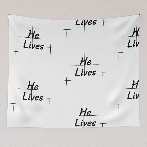 Item preview, He Lives designed and sold by lillyaura-art.