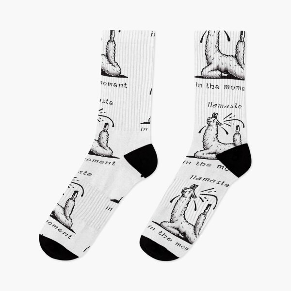 Item preview, Funny Llama Yoga - Llamaste In The Moment designed and sold by Mindful-Designs.
