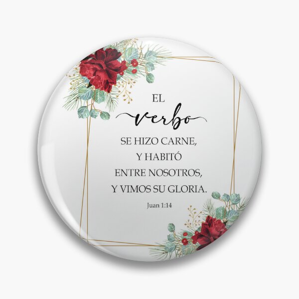 Item preview, Juan 1 14, spanish bible verse, el verbo se hizo carne designed and sold by latiendadearyam.