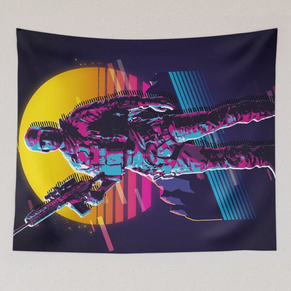 Item preview, Battlefield 2042 - Mackay *80s retro* designed and sold by MyRetroArt.