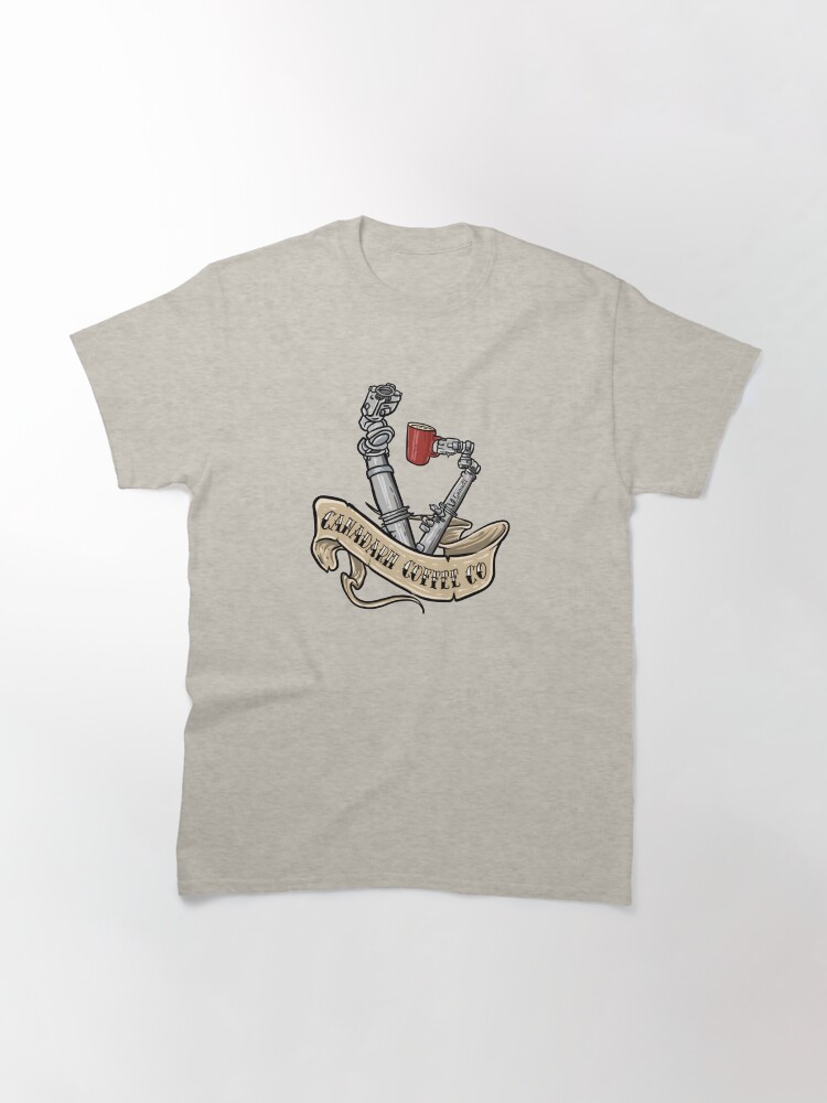 Thumbnail 3 of 7, Classic T-Shirt, Canadarm Coffee Company designed and sold by tanyaofmars.