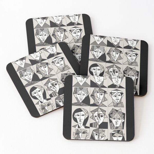 Item preview, Cubist Portraits designed and sold by Ikibrai.