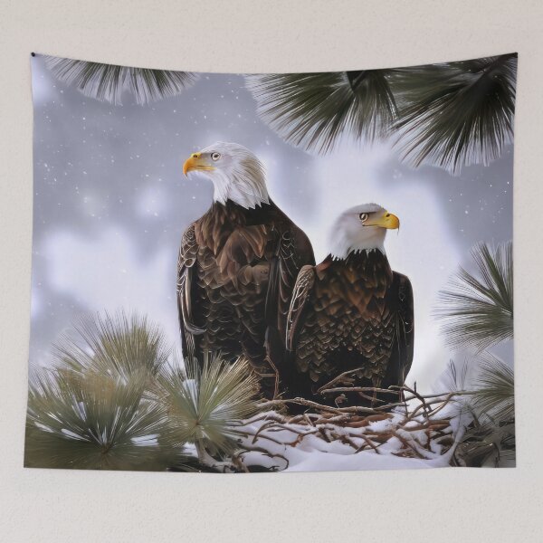 Item preview, Bald Eagles in the Snow designed and sold by CattyCornerPOD.