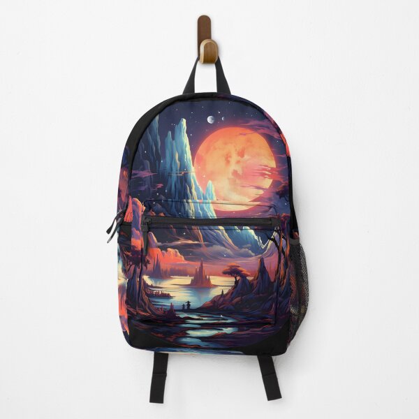 Item preview, Nebular ethereal futuristic landscape designed and sold by AI-Only Creations.