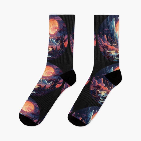 Item preview, Nebular ethereal futuristic landscape designed and sold by AI-Only Creations.