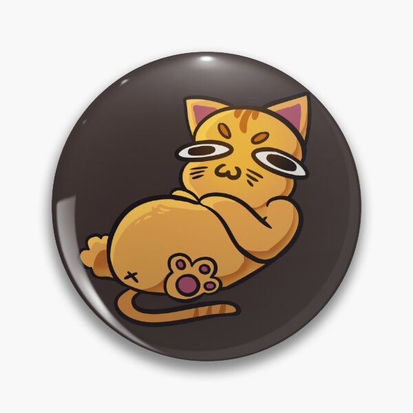 Item preview, Fat, chonky, well fed funny orange cat designed and sold by Nucifen.