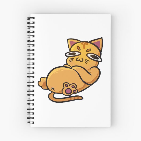 Item preview, Fat, chonky, well fed funny orange cat designed and sold by Nucifen.