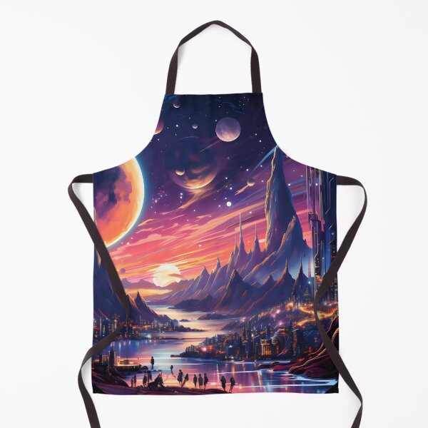 Item preview, Nebular ethereal futuristic city designed and sold by AI-Only Creations.