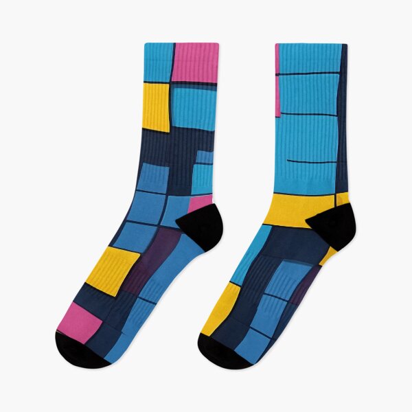 Item preview, Abstract Colorful Blocks Modern Decorative Design designed and sold by Jollys-ArtShop.