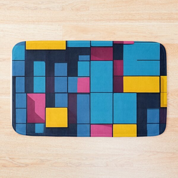 Item preview, Abstract Colorful Blocks Modern Decorative Design designed and sold by Jollys-ArtShop.