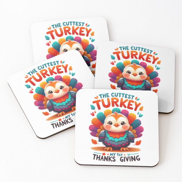 Item preview, My 1st Thanksgiving Cutest Turkey  designed and sold by MAPDDesigns.