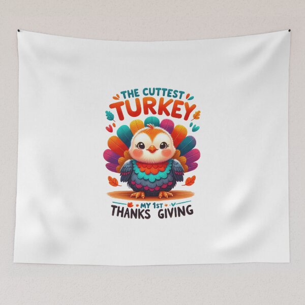 Item preview, My 1st Thanksgiving Cutest Turkey  designed and sold by MAPDDesigns.