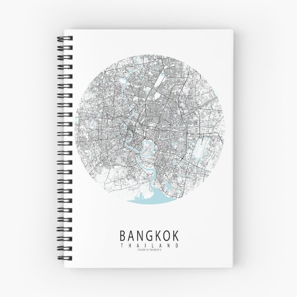 Item preview, Bangkok City Map of Thailand - Circle designed and sold by deMAP.