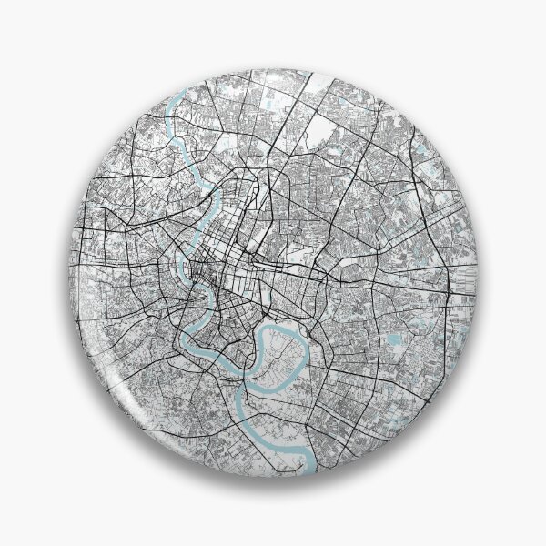 Item preview, Bangkok City Map of Thailand - Circle designed and sold by deMAP.