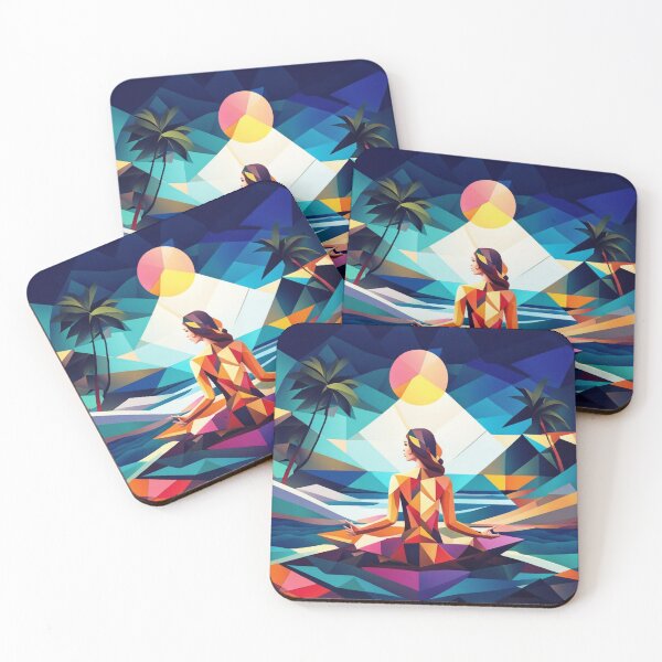 Item preview, Mindful cubism. Tropical Edition #1.  designed and sold by TheMindfulExpat.