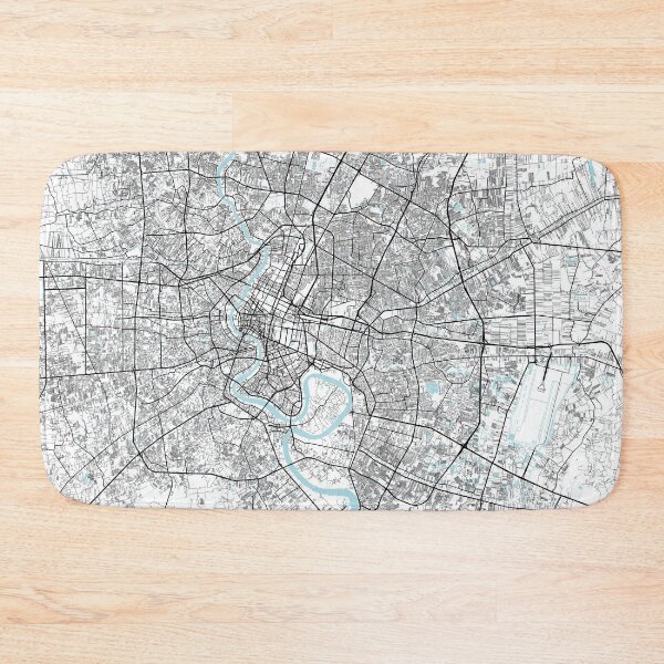 Item preview, Bangkok City Map of Thailand - Circle designed and sold by deMAP.