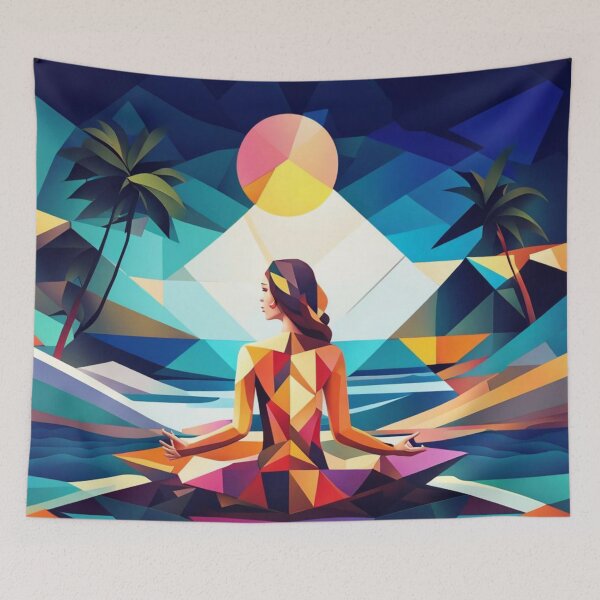 Item preview, Mindful cubism. Tropical Edition #1. designed and sold by TheMindfulExpat.