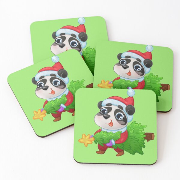 Item preview, Panda with Christmas tree designed and sold by Folomkina-store.